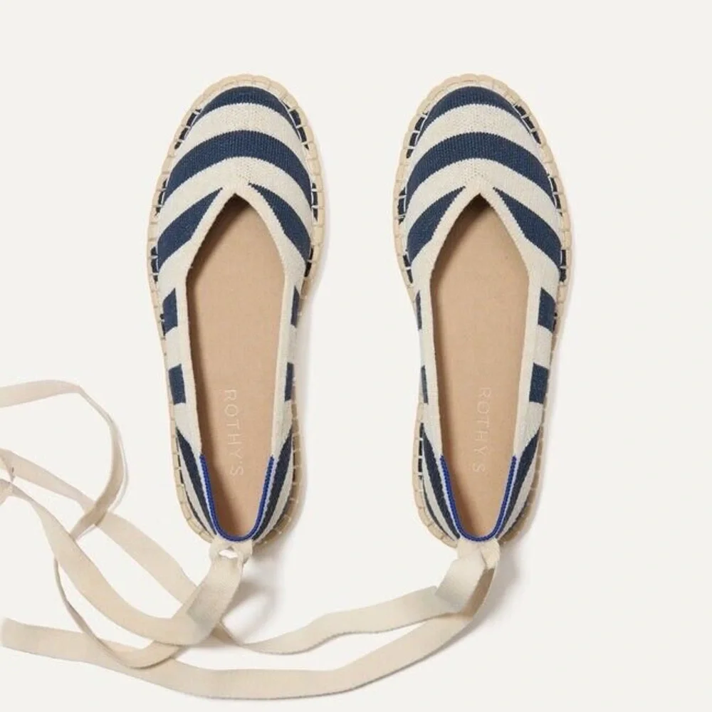 Rothy's Women's Blue and White Espadrilles - Picture 1 of 9